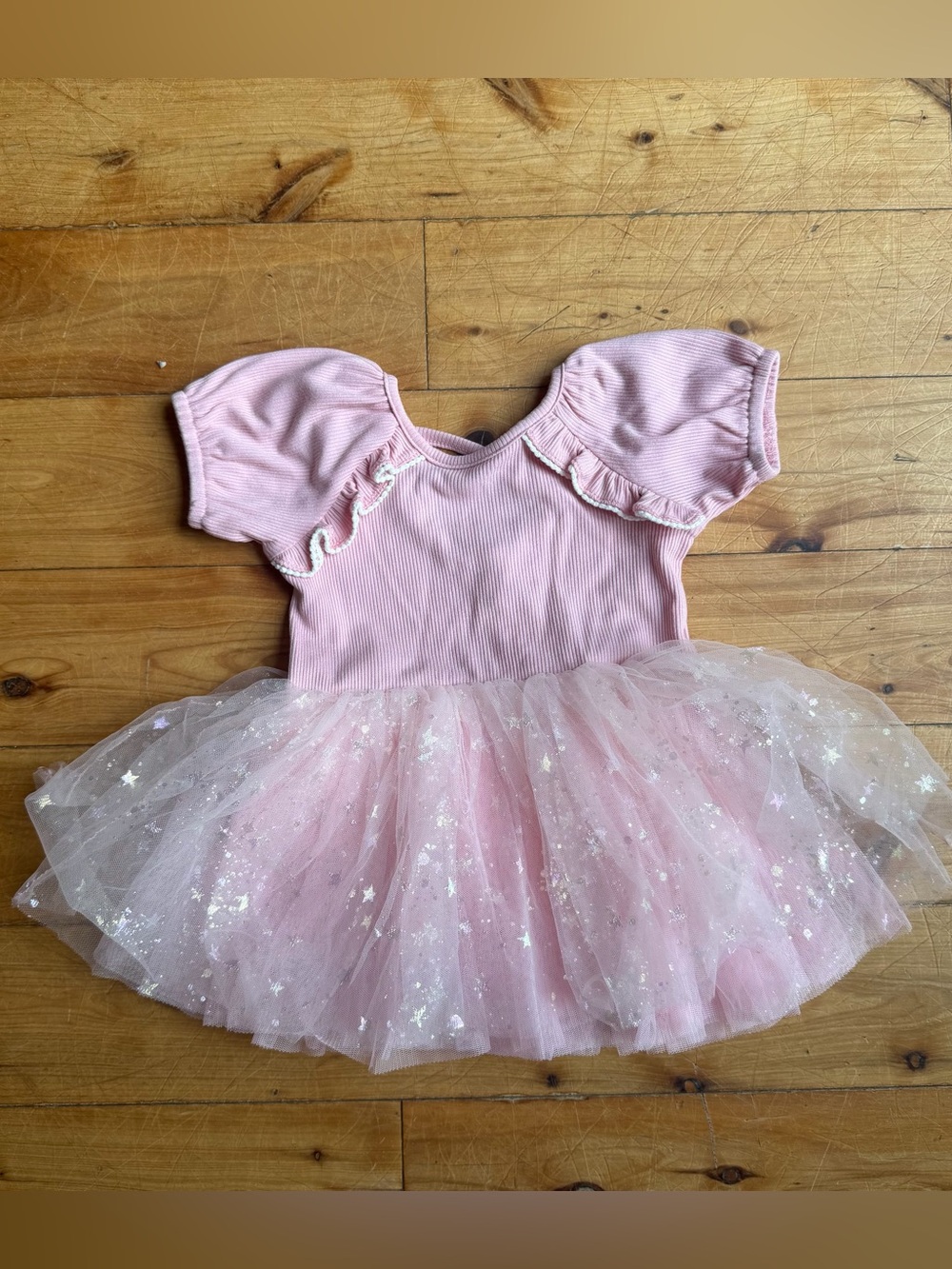 Pink Sparkle Tulle Dress (6 mos)
